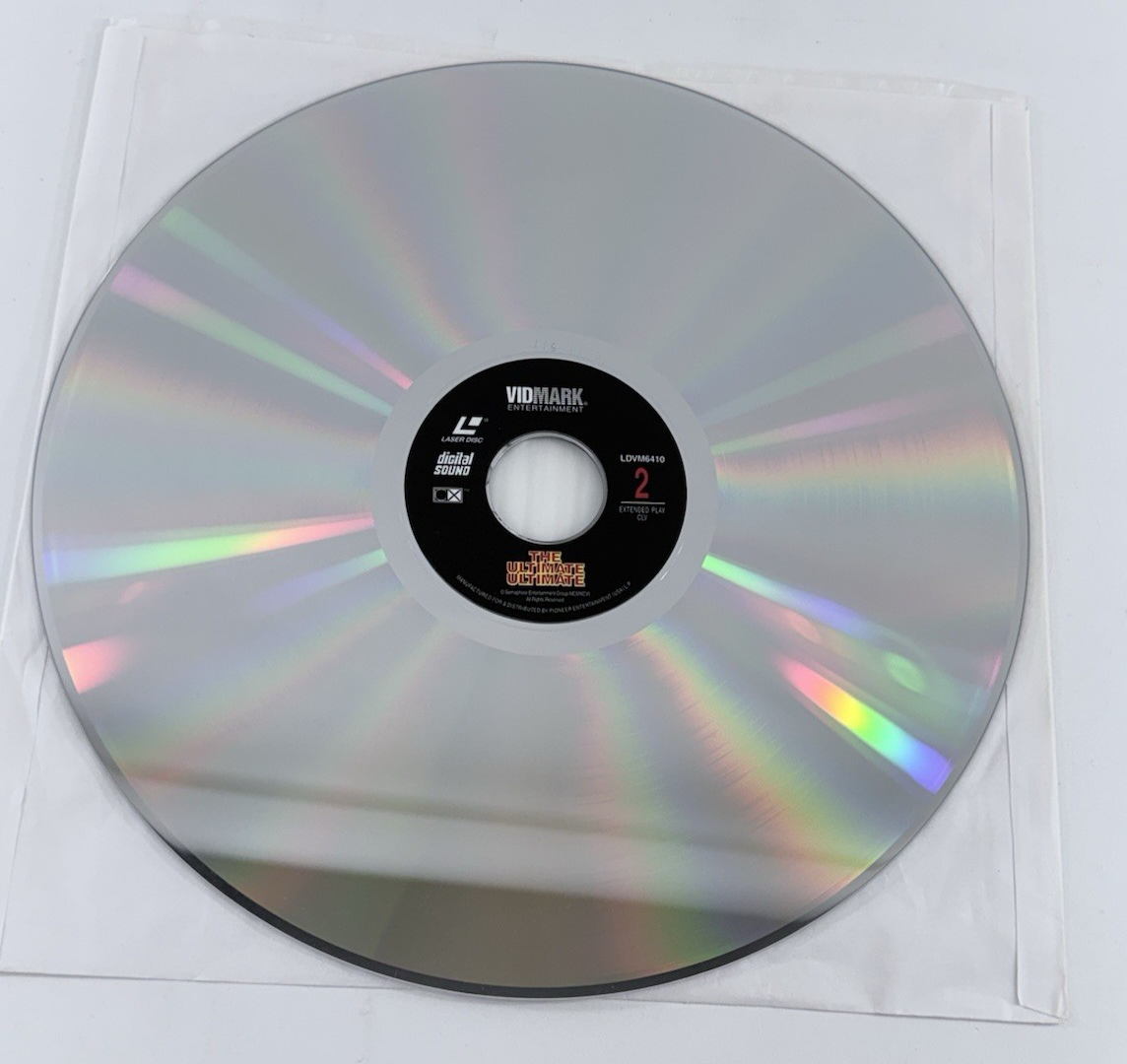 UFC's The Ultimate Ultimate (Laserdisc, 1996) Extended Play - Tested and Working
