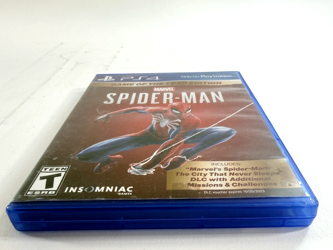 Marvel Spider-Man (PlayStation 4, 2018) Game, Case, Insert - Tested and Working