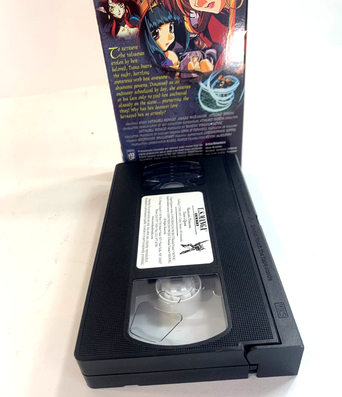 Shamanic Princess Vol. 1 - Tiaras Quest (VHS, 2000, Dubbed) - Tested