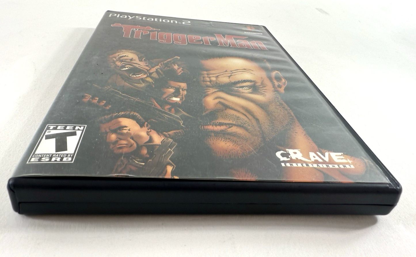 Trigger Man (Sony PlayStation 2, 2004) Game Case Manual - Tested and Working
