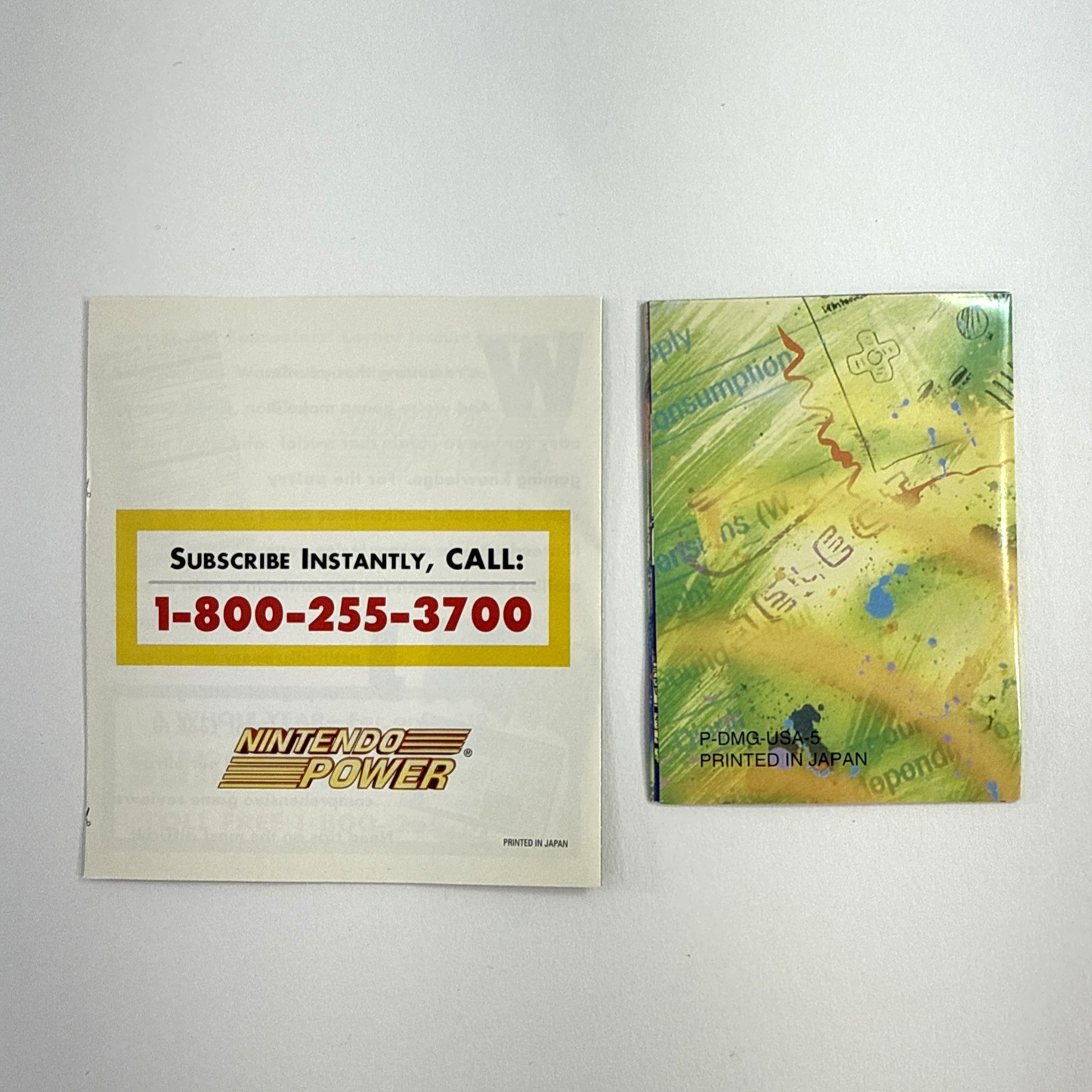 Super R.C. PRO-AM (Nintendo GameBoy, 1998) Game Box Manual Inserts -  Tested