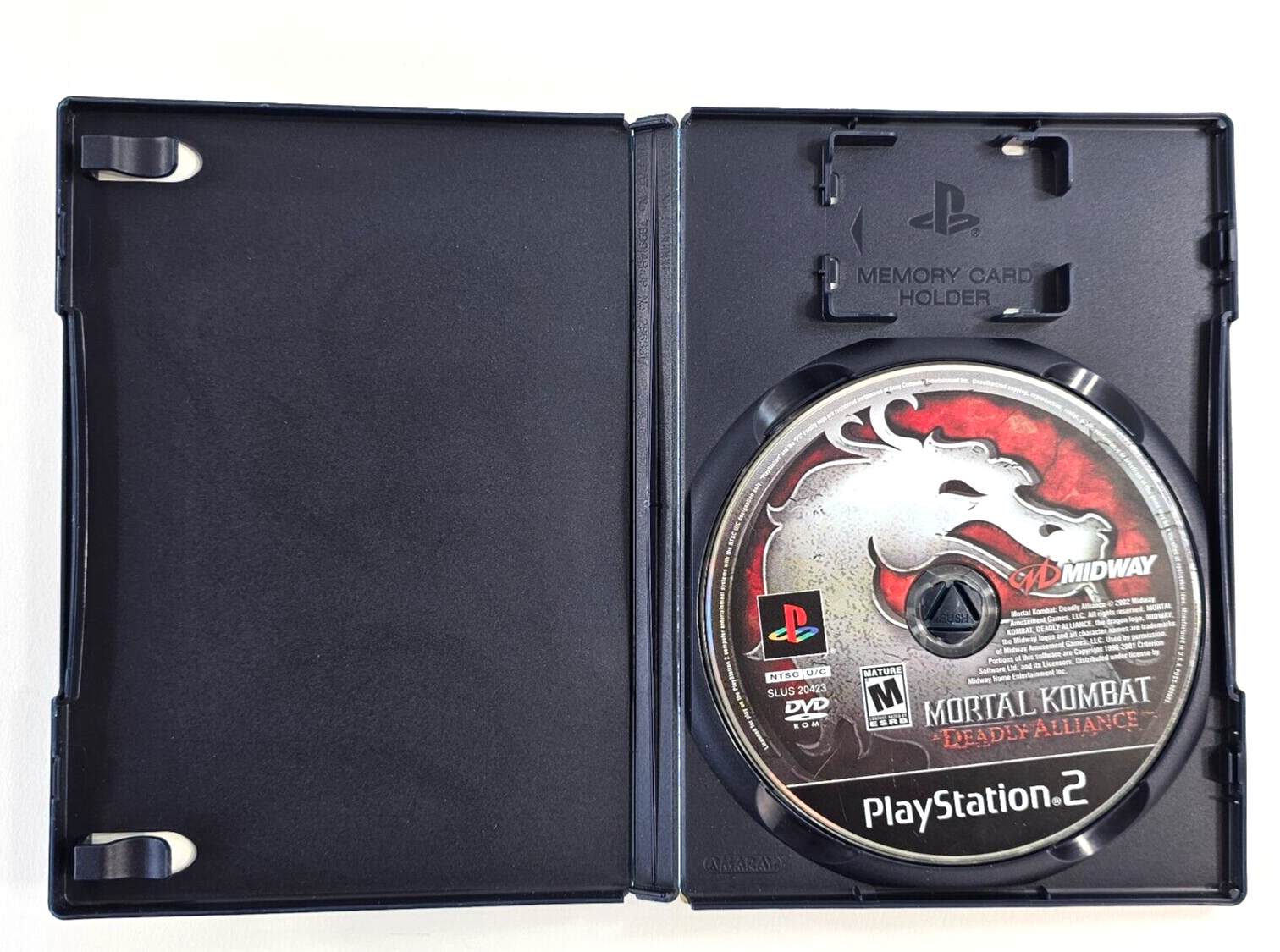 Mortal Kombat: Deadly Alliance (Sony PlayStation 2, 2002) Game and Case - Tested