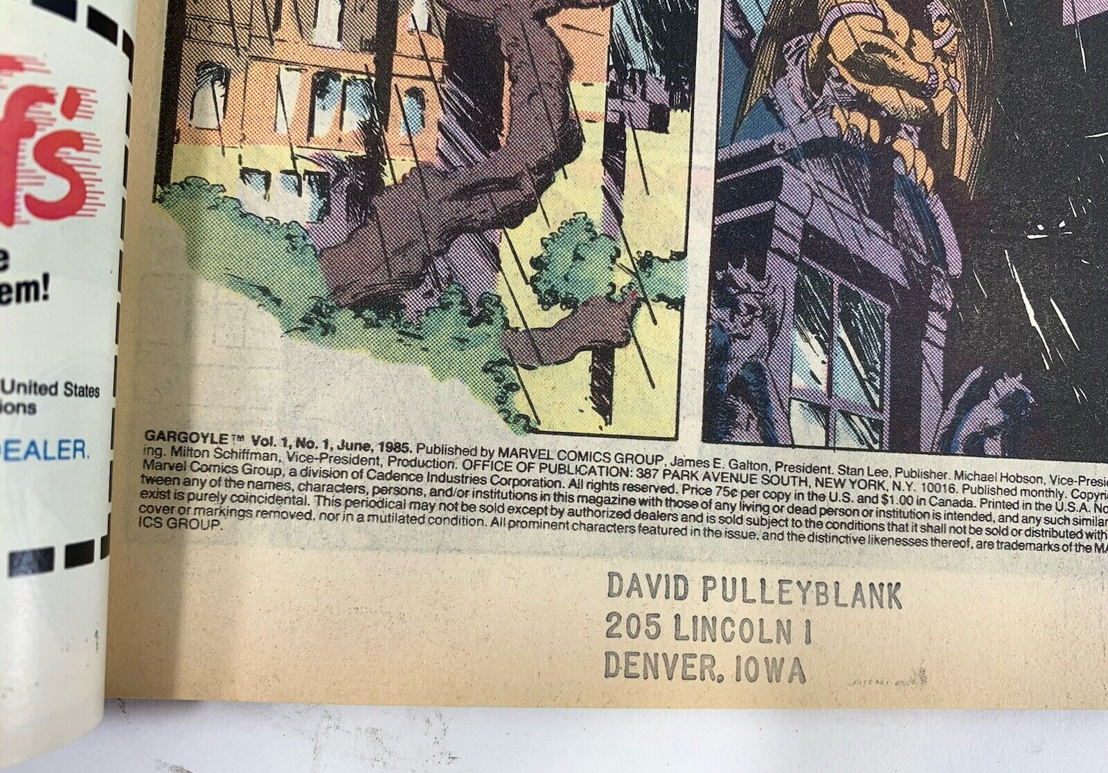 Marvel Comics 1985 Limited Series The Gargoyle #1 2 3 4 Full Set