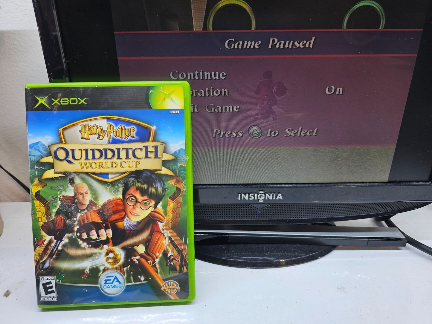Harry Potter: Quidditch World Cup (Microsoft Xbox, 2003) Game and Case - Tested