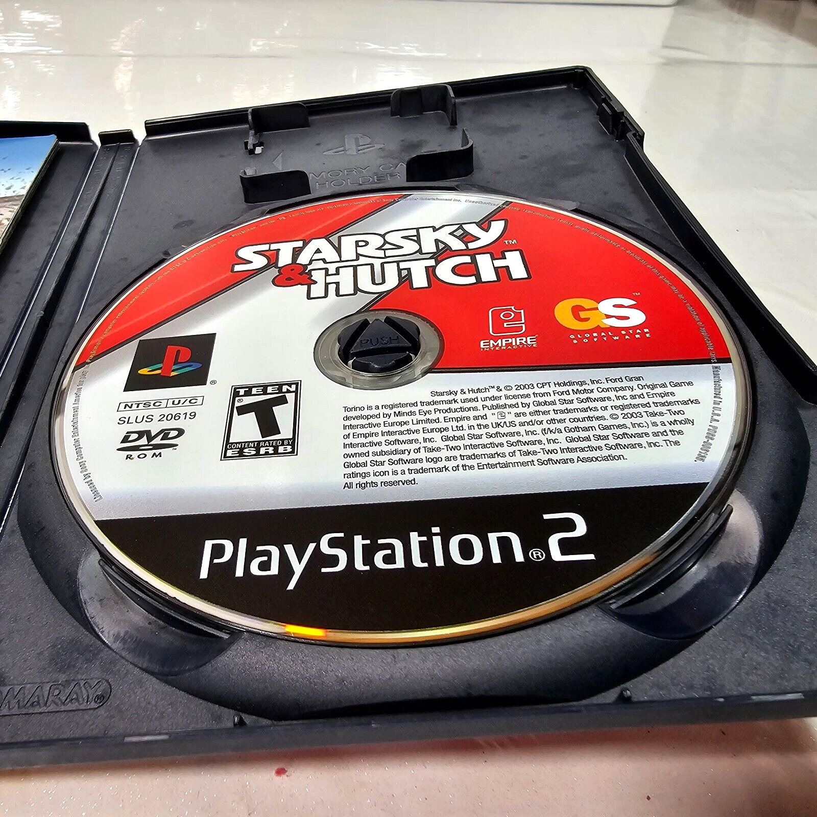 Starsky and Hutch (PlayStation 2, 2003) Game Case Manual - Tested