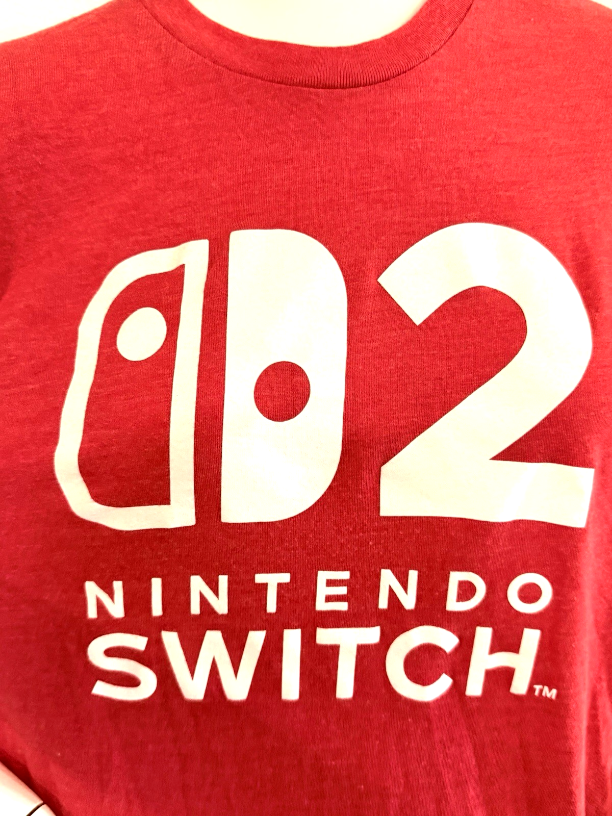 Nintendo Switch 2 Red Staff Limited Edition Employee Promotional T-Shirt - Small