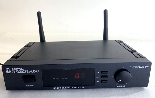 Special Projects Audio Wireless SP-25R Scan 16 UHF Diversity Receiver