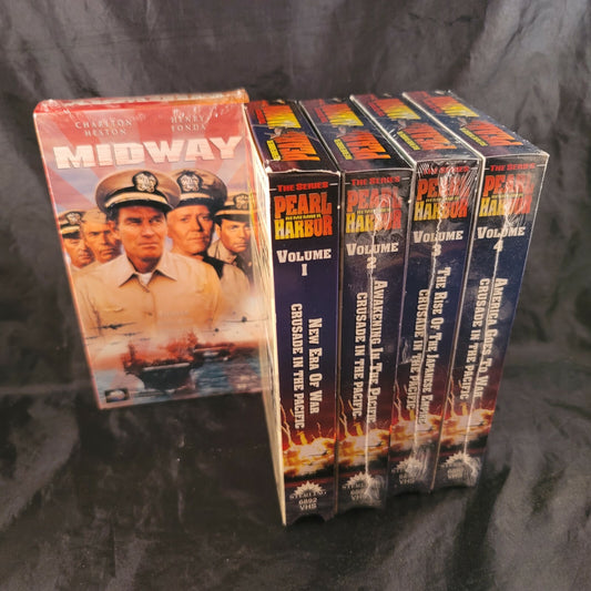 Remember Pearl Harbor: The Series VHS Box Set WWII and Midway Sealed