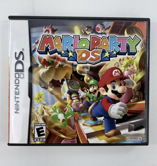 Mario Party DS (Nintendo DS, 2007) Game, Case, Registration, Inserts - Tested