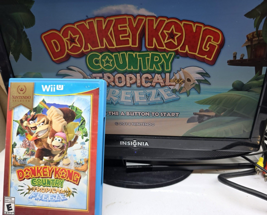 Donkey Kong Country: Tropical Freeze (Wii U, 2016) Game Case Manual - Tested