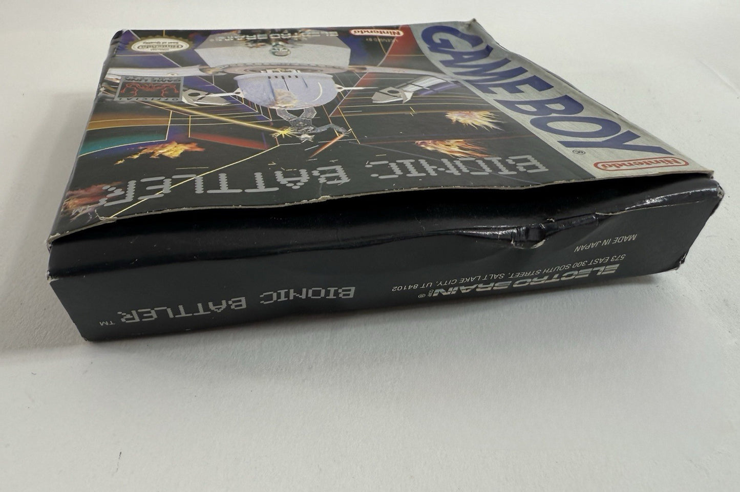 Bionic Battler (Nintendo GameBoy, 1992) Game Box Manual Registration Inserts