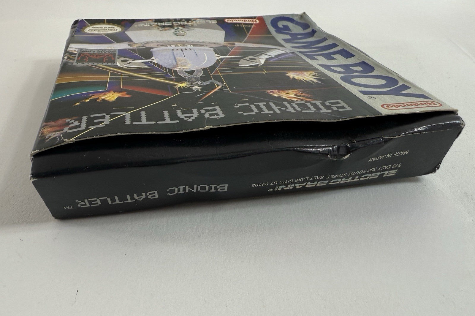 Bionic Battler (Nintendo GameBoy, 1992) Game Box Manual Registration Inserts