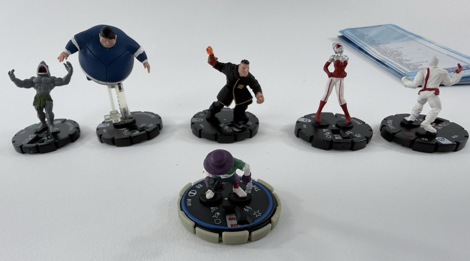 DC 2007 HeroClix Justice League Booster Pack (Set of 5+1) w/Box, Cards, Token