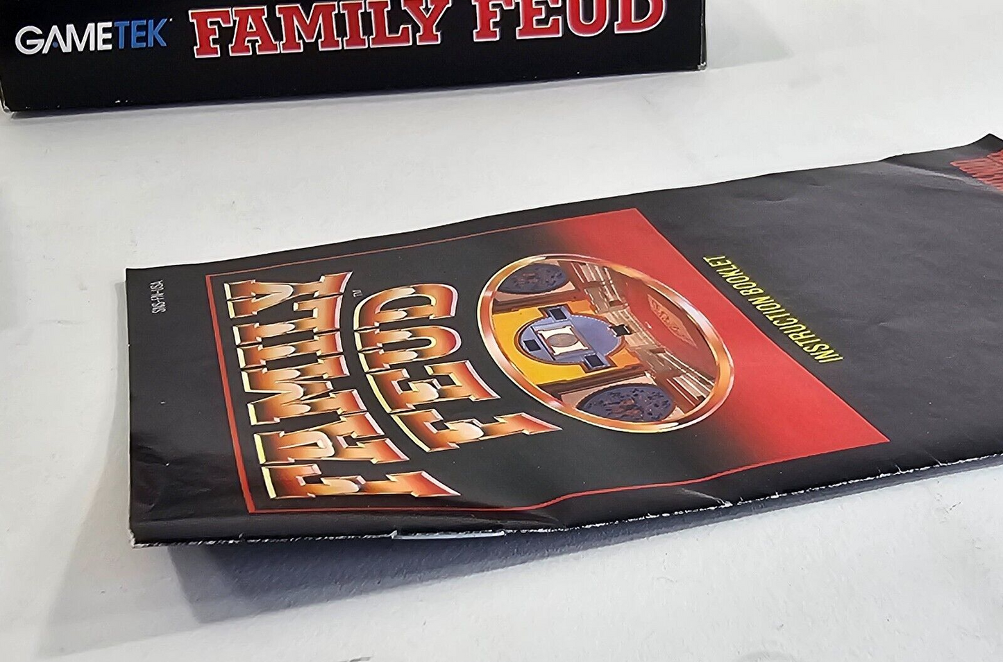 Family Feud (Super Nintendo Entertainment System, 1993) Game Box Manual - Tested