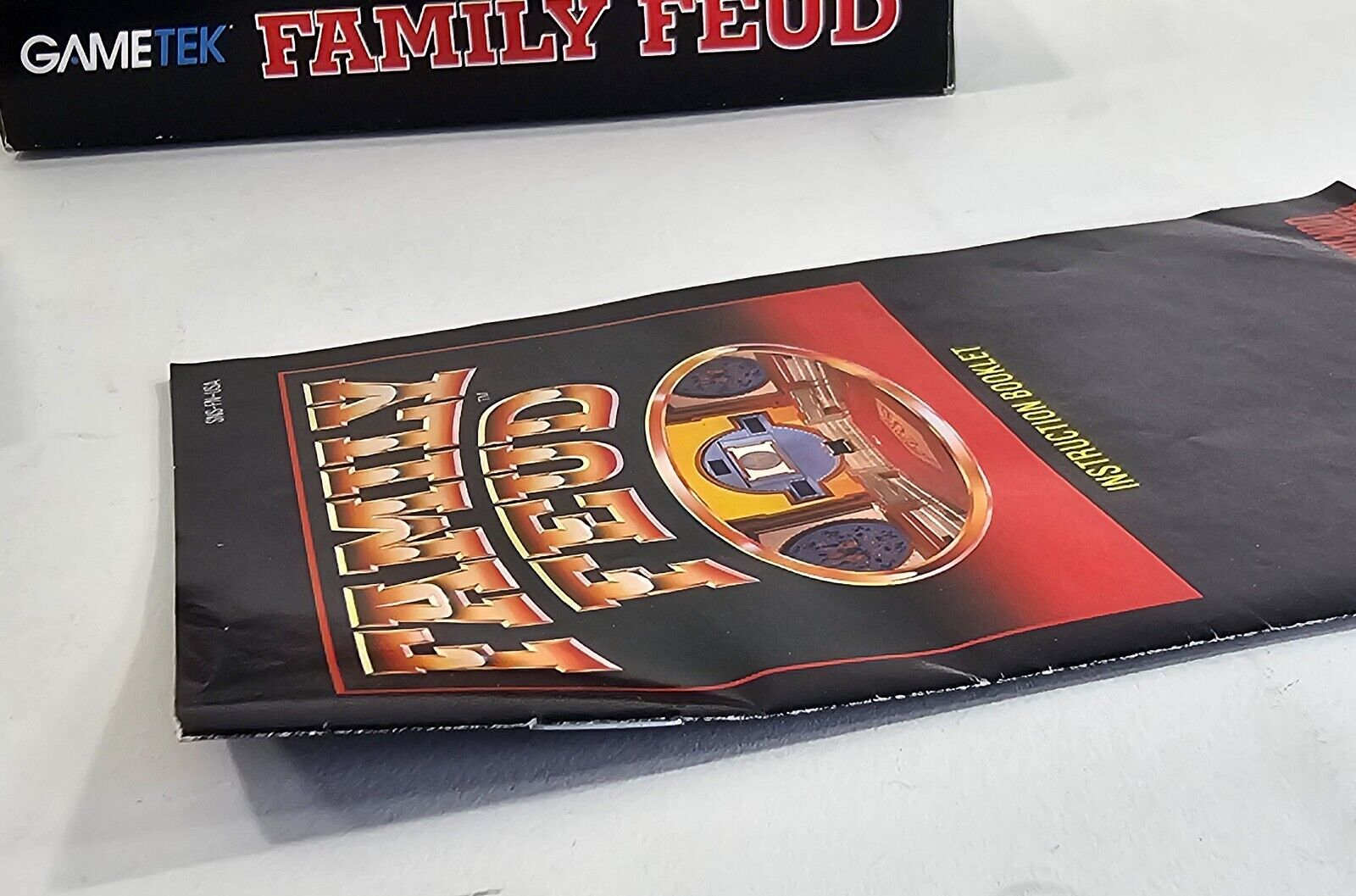 Family Feud (Super Nintendo Entertainment System, 1993) Game Box Manual - Tested