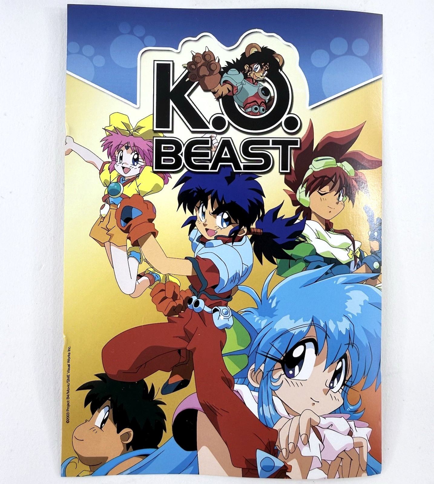 K.O. Beast Vol. 1: Password to Treasure (DVD, 2003) Sub/Dub Anime - Tested