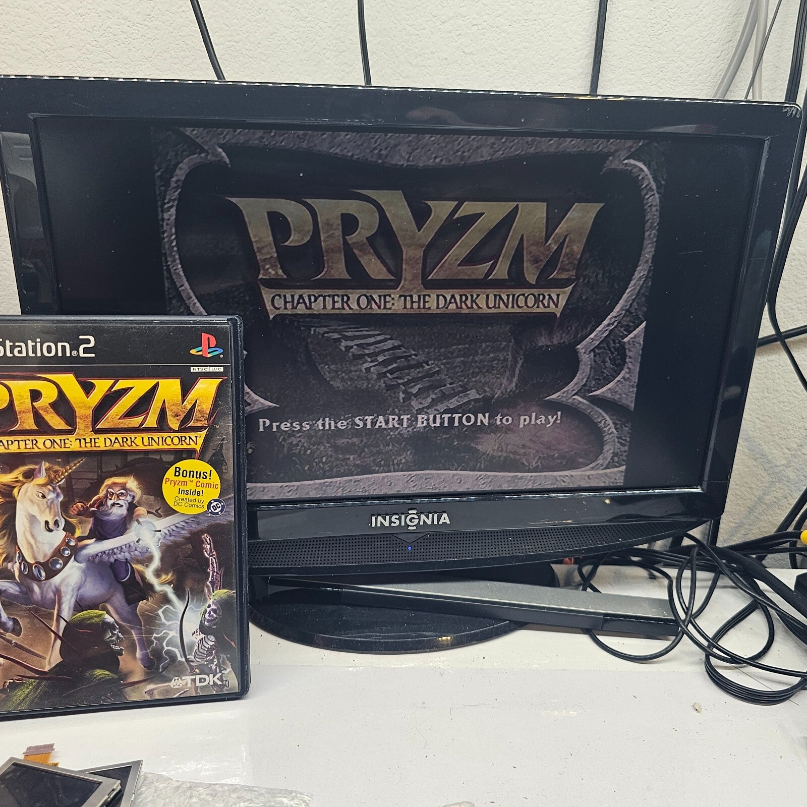 PRYZM Chapter One: The Dark Unicorn (Sony PlayStation 2, 2002) Game Case Manual