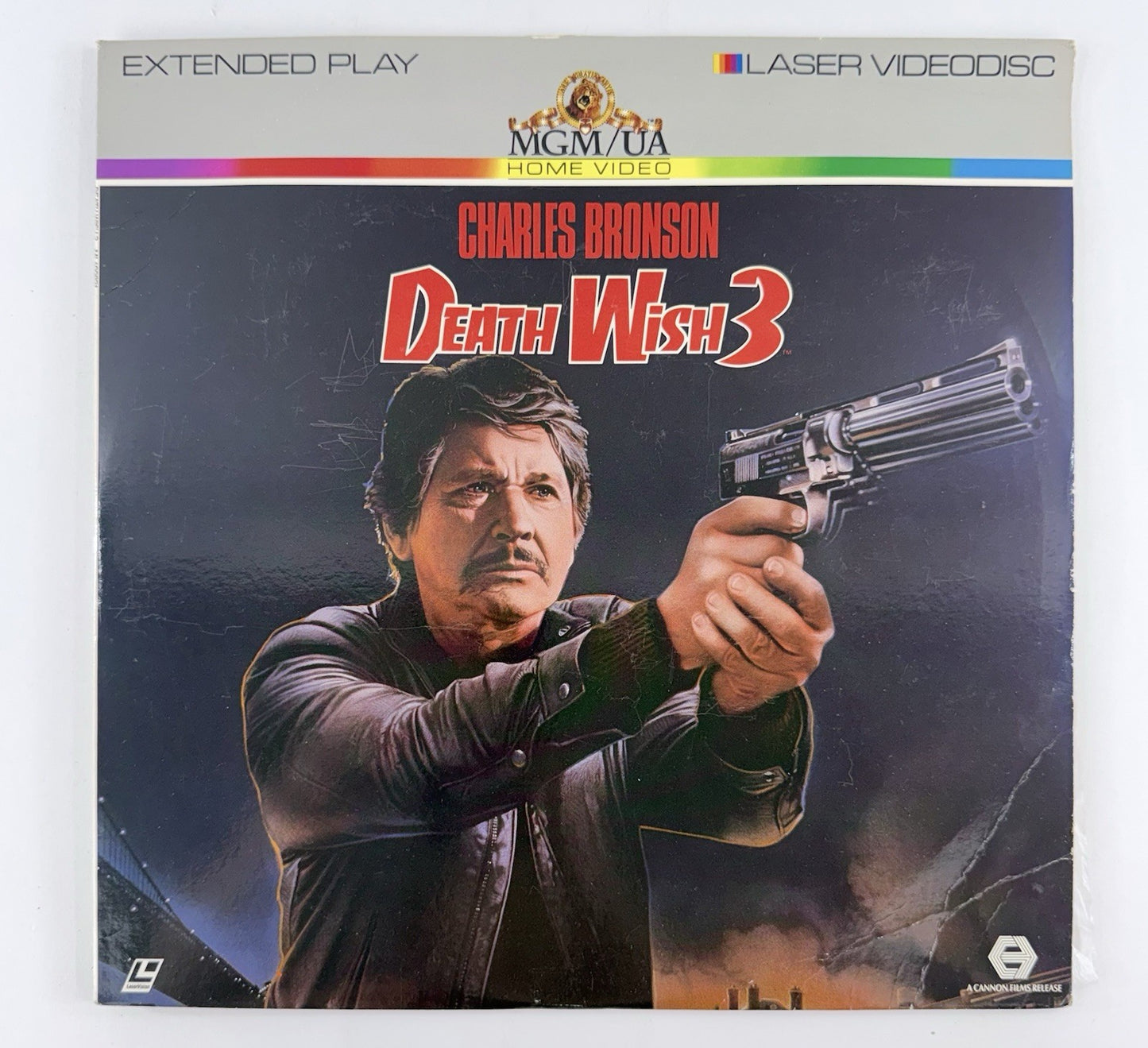 Death Wish 3 (Laserdisc, 1996) Extended Play Charles Bronson Film - Tested