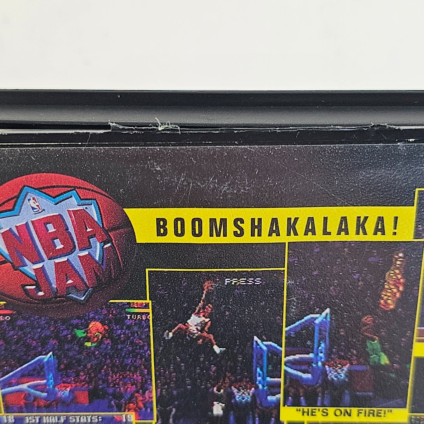 NBA Jam (Sega Genesis, 1994) Game Case Manual - Tested and Working