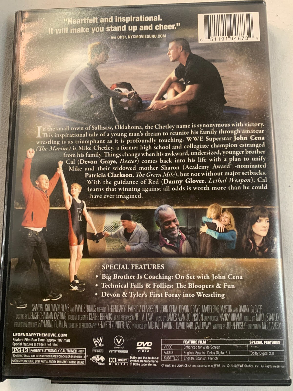 Legendary (DVD bundle) 12 Rounds John Cena films