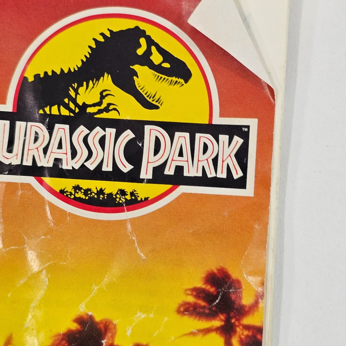 Jurassic Park (Sega Genesis, 1993) Game Manual and Case with Hangtab - Tested