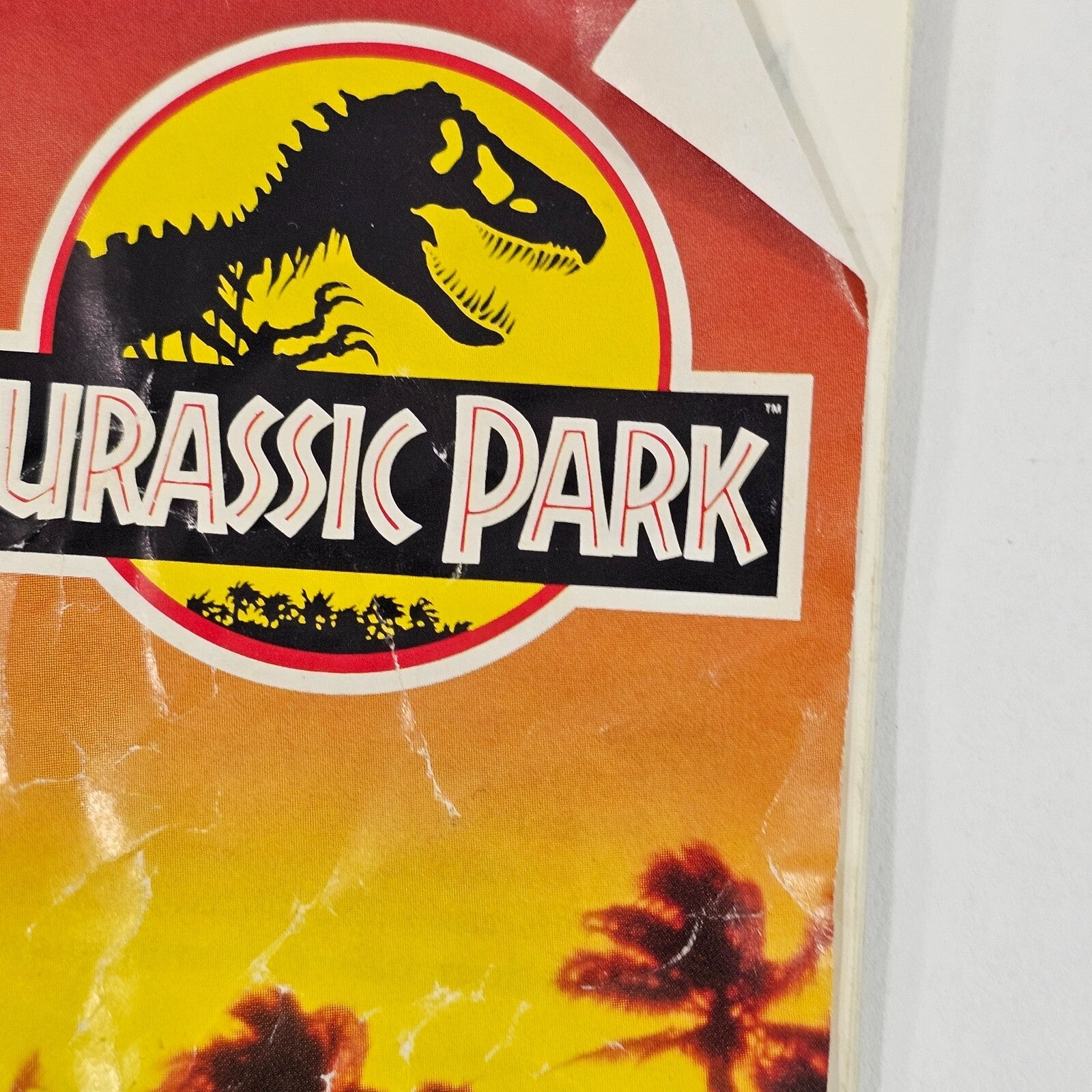 Jurassic Park (Sega Genesis, 1993) Game Manual and Case with Hangtab - Tested