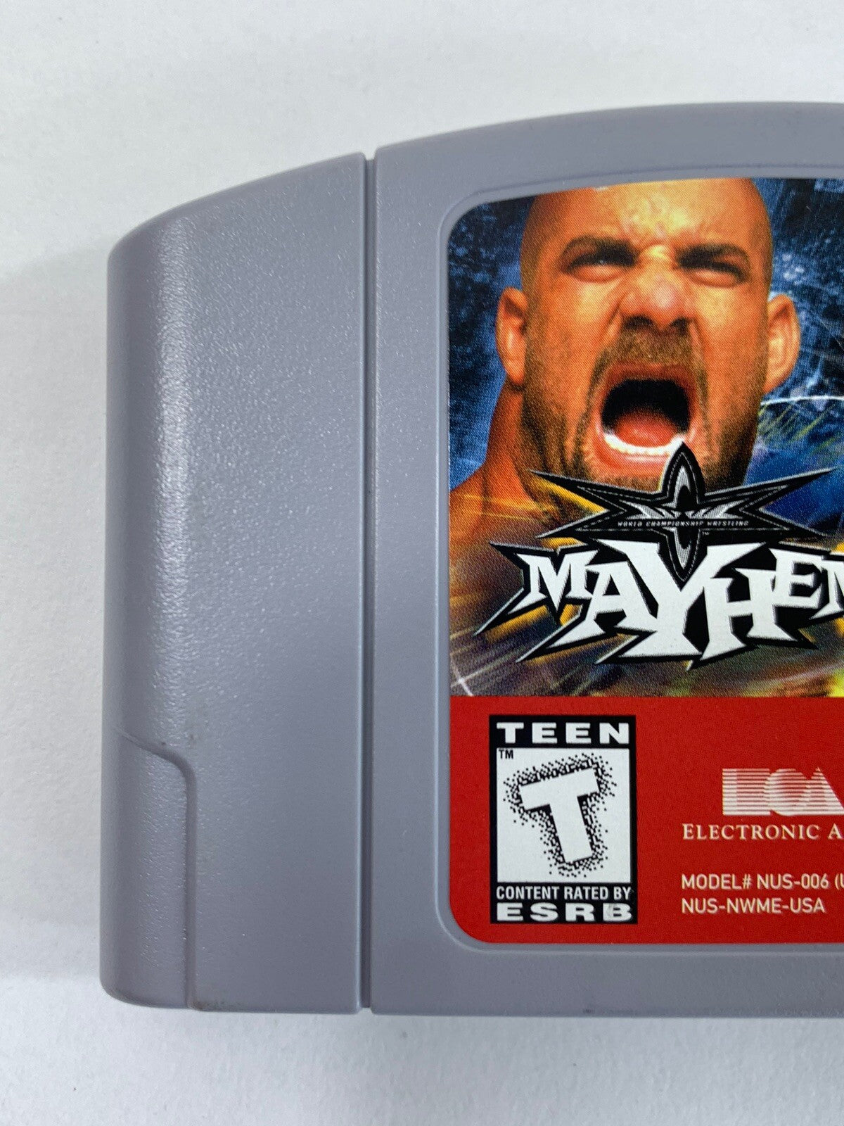 WCW Mayhem (Nintendo 64, 1999) Authentic Game Cartridge - Tested