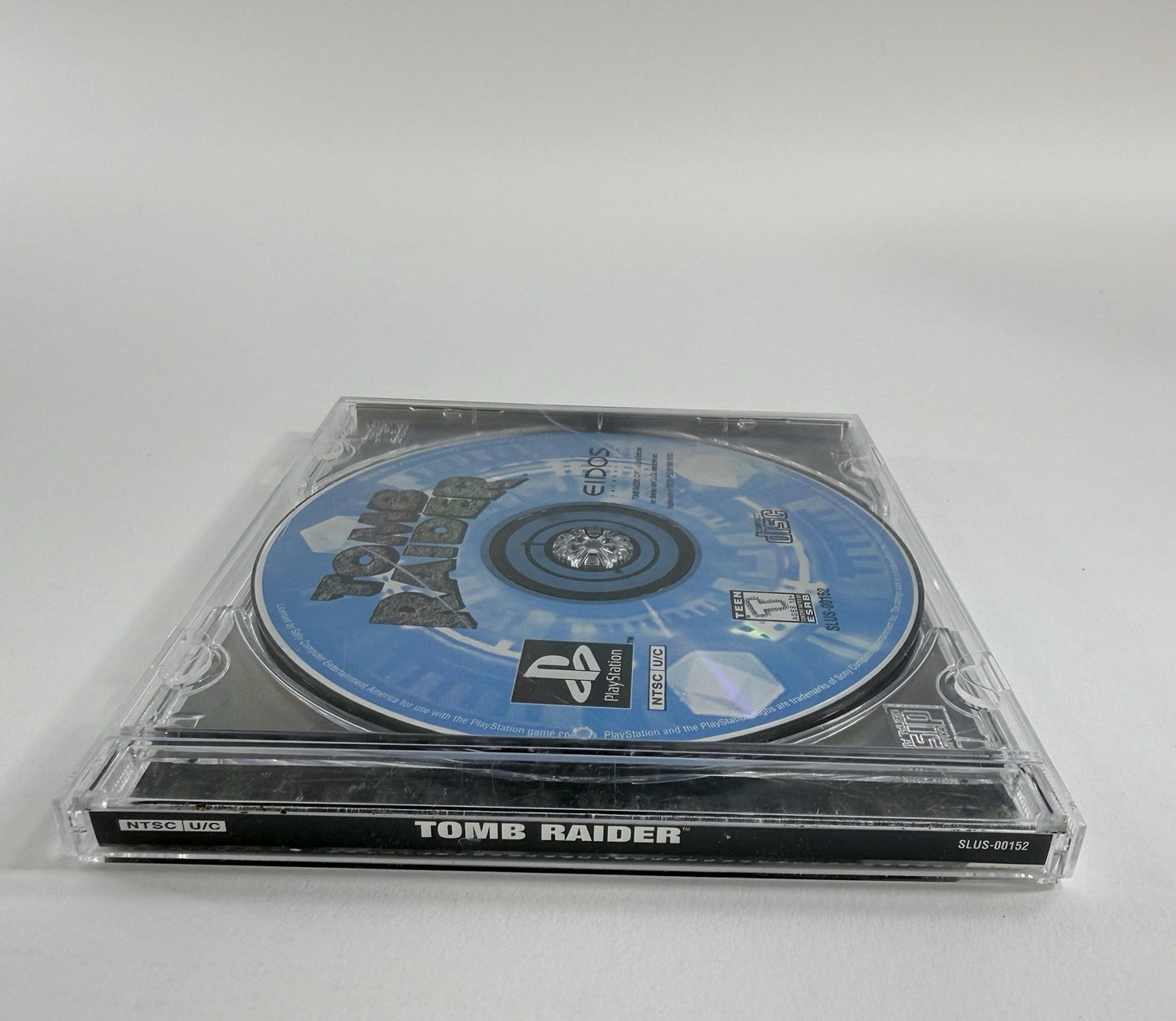 Tomb Raider (Sony PlayStation 1, 1996) Game and Case - Tested and Working