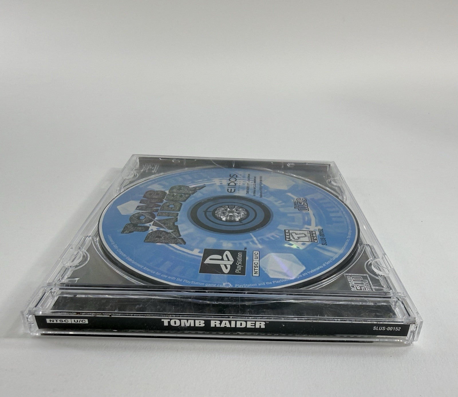Tomb Raider (Sony PlayStation 1, 1996) Game and Case - Tested and Working