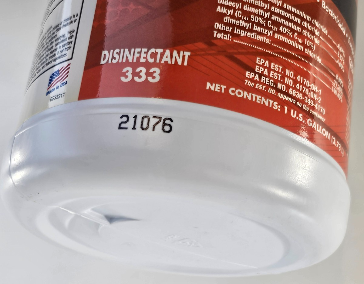 BETCO Triforce Commercial One-Step Disinfectant 333 - 1 Gal. Concentrate -New