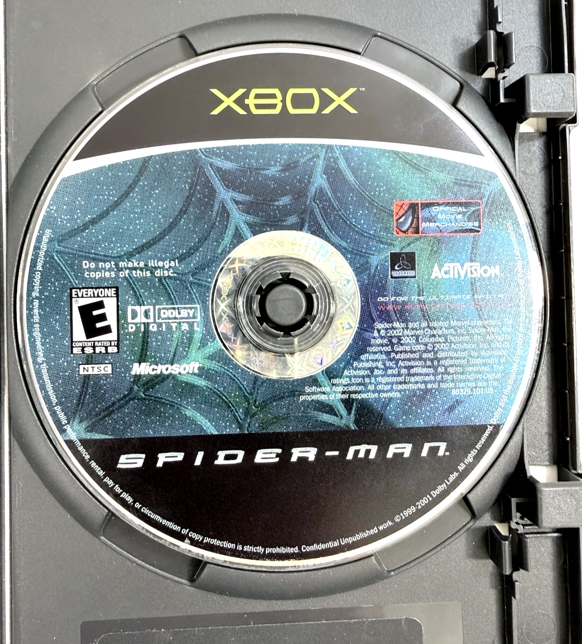 Spider-Man: The Movie (Microsoft Xbox, 2003) Game and Case - Tested and Working
