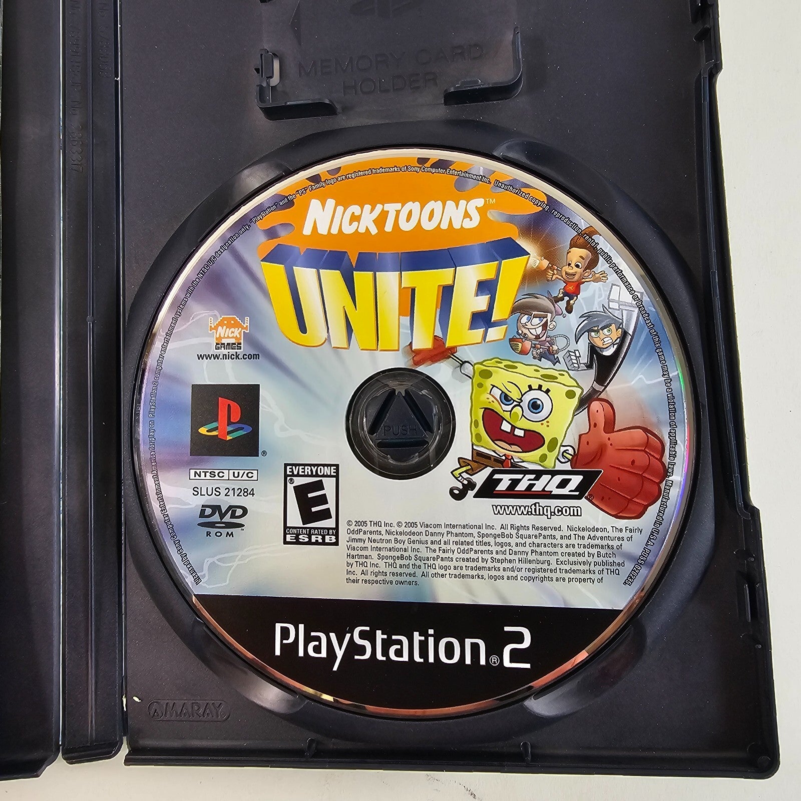 Nicktoons Unite (Sony PlayStation 2, 2005) Game Case Manual CIB