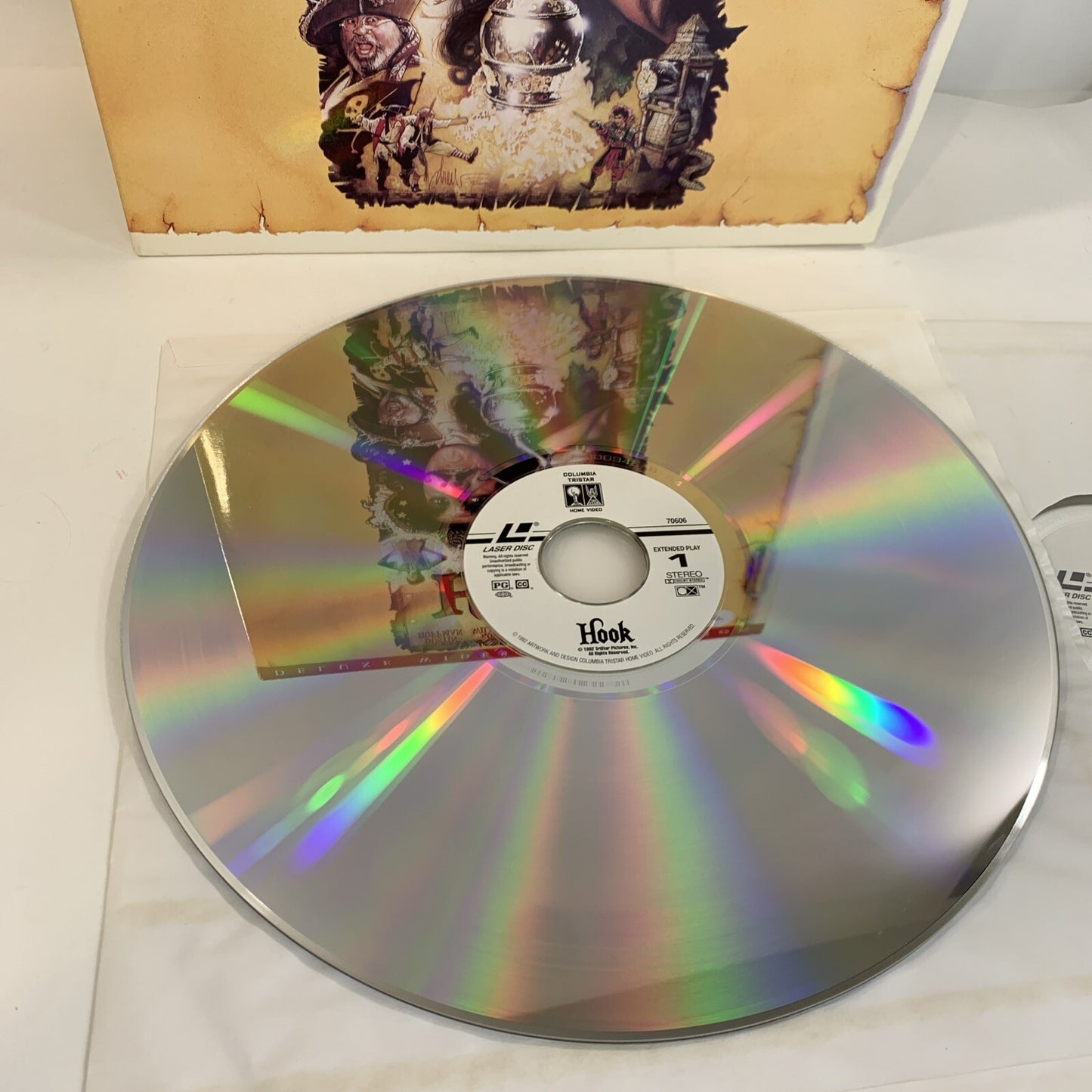 Hook Deluxe Edition (Laserdisc Bundle) Peter Pan 30th Anniversary Ed. - Tested