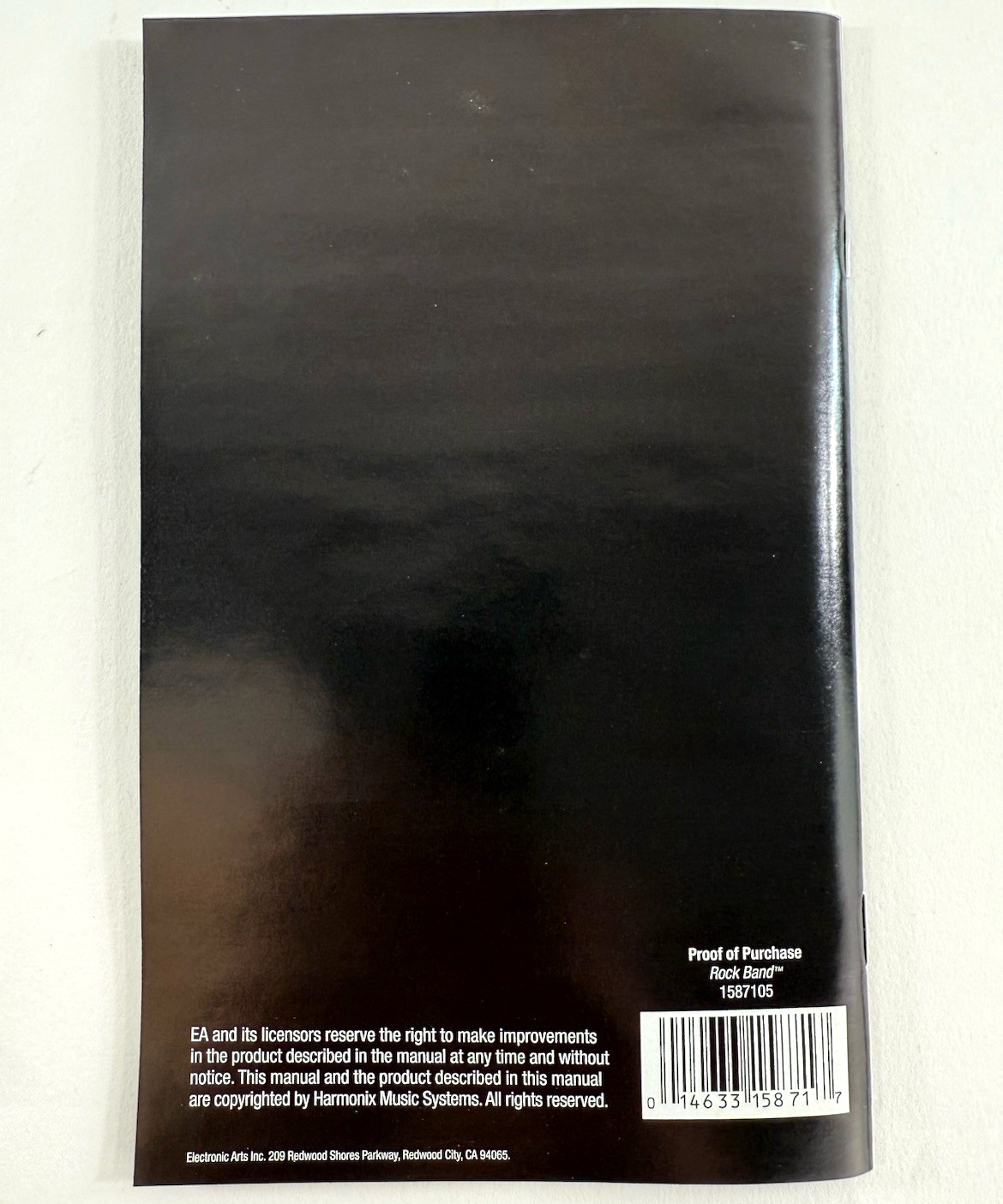 Rock Band (Microsoft Xbox 360, 2007) Game Case Manual - Tested and Working