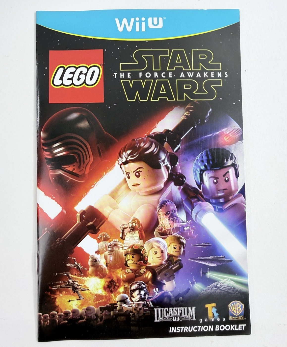 LEGO Star Wars: The Force Awakens ( Wii U, 2016) Game Case Manual - Tested