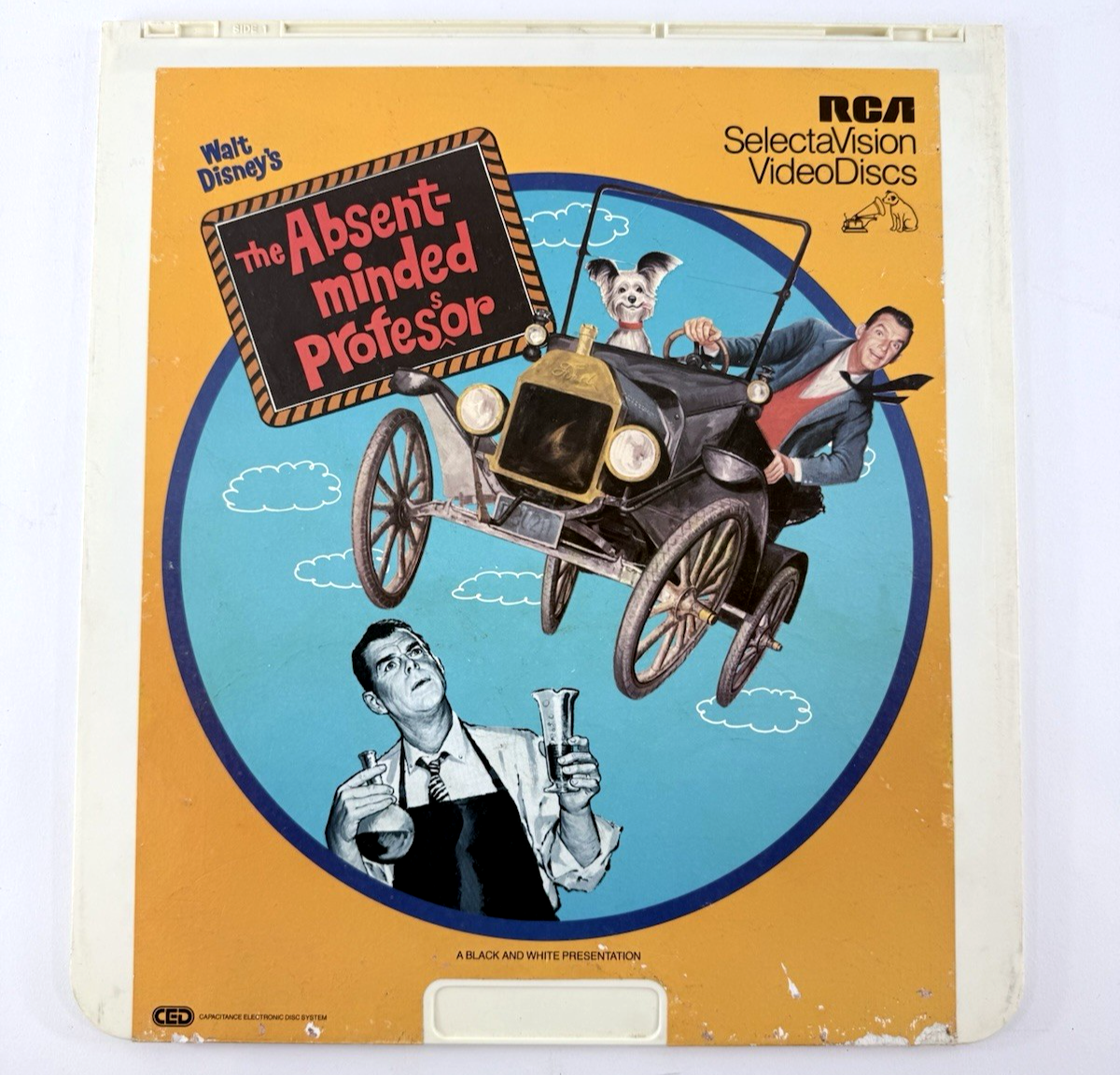 Disney CED Videodisc Bundle - Parent Trap, Love Bug, Old Yeller, Absent-Minded..