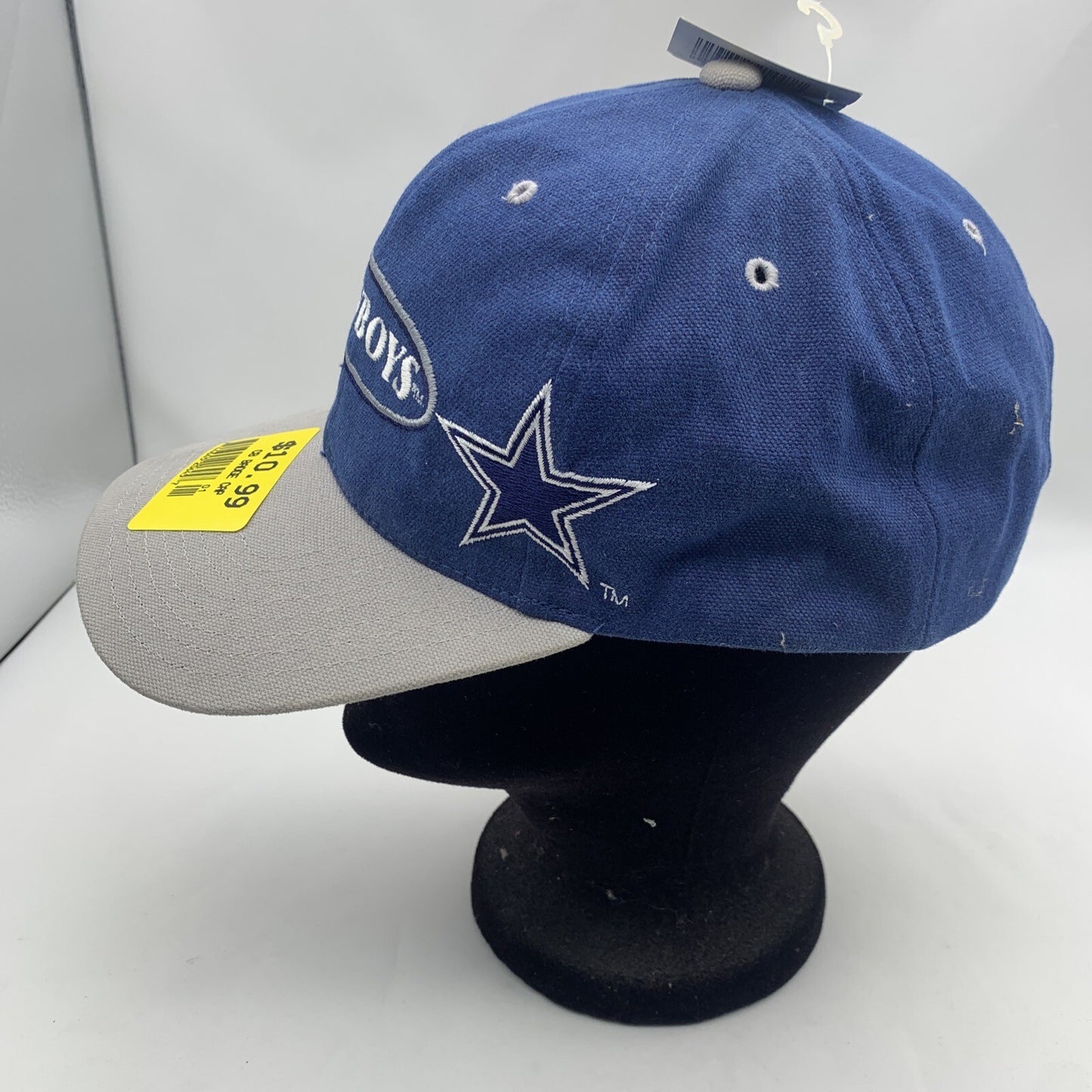 Vintage 1990s Dallas Cowboys NFL Team Rare Script Star EastPort Strapback Hat