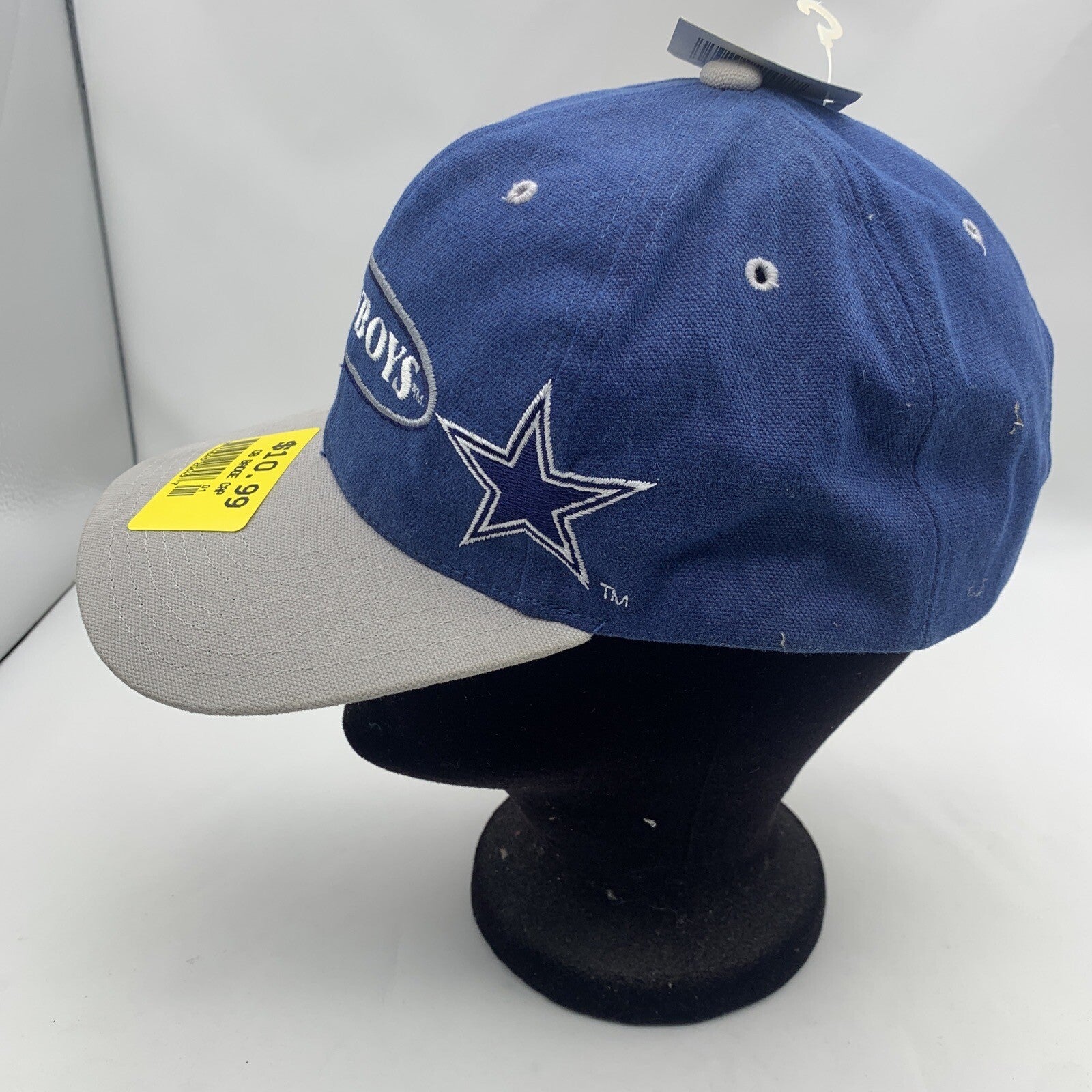 Vintage 1990s Dallas Cowboys NFL Team Rare Script Star EastPort Strapback Hat