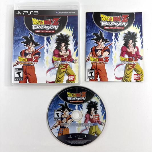 Dragon Ball Z: Budokai HD Collection (Sony PlayStation 3, 2012) Game Case Manual