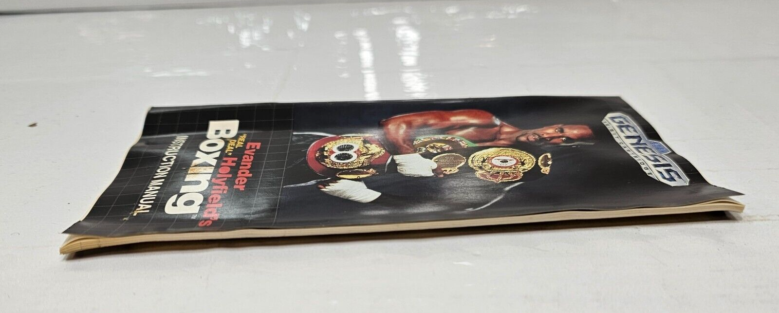 Evander Holyfield's "Real Deal" Boxing (Sega Genesis, 1992) - Tested and Working
