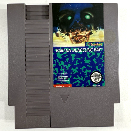 Raid on Bungeling Bay (Nintendo NES, 1987) 5 Screw Game Cartridge - Tested