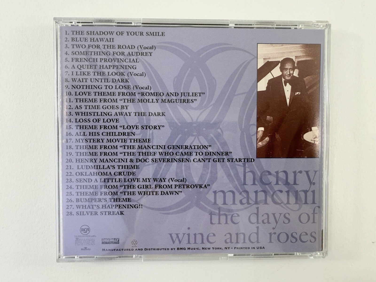 The Days of Wine and Roses by Henry Mancini (CD, Sep-1995, 3 Disc Set, RCA)