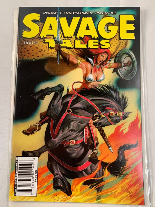 SAVAGE TALES #4 (Dynamite Comics 2007) -- Red Sonja -- VF/NM