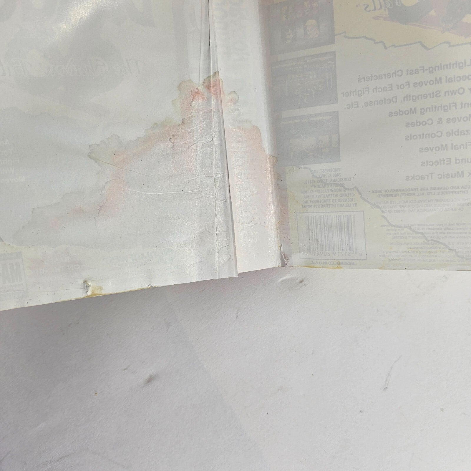 Double Dragon V: The Shadow Falls (Sega Genesis, 1994) Game and Case - Tested