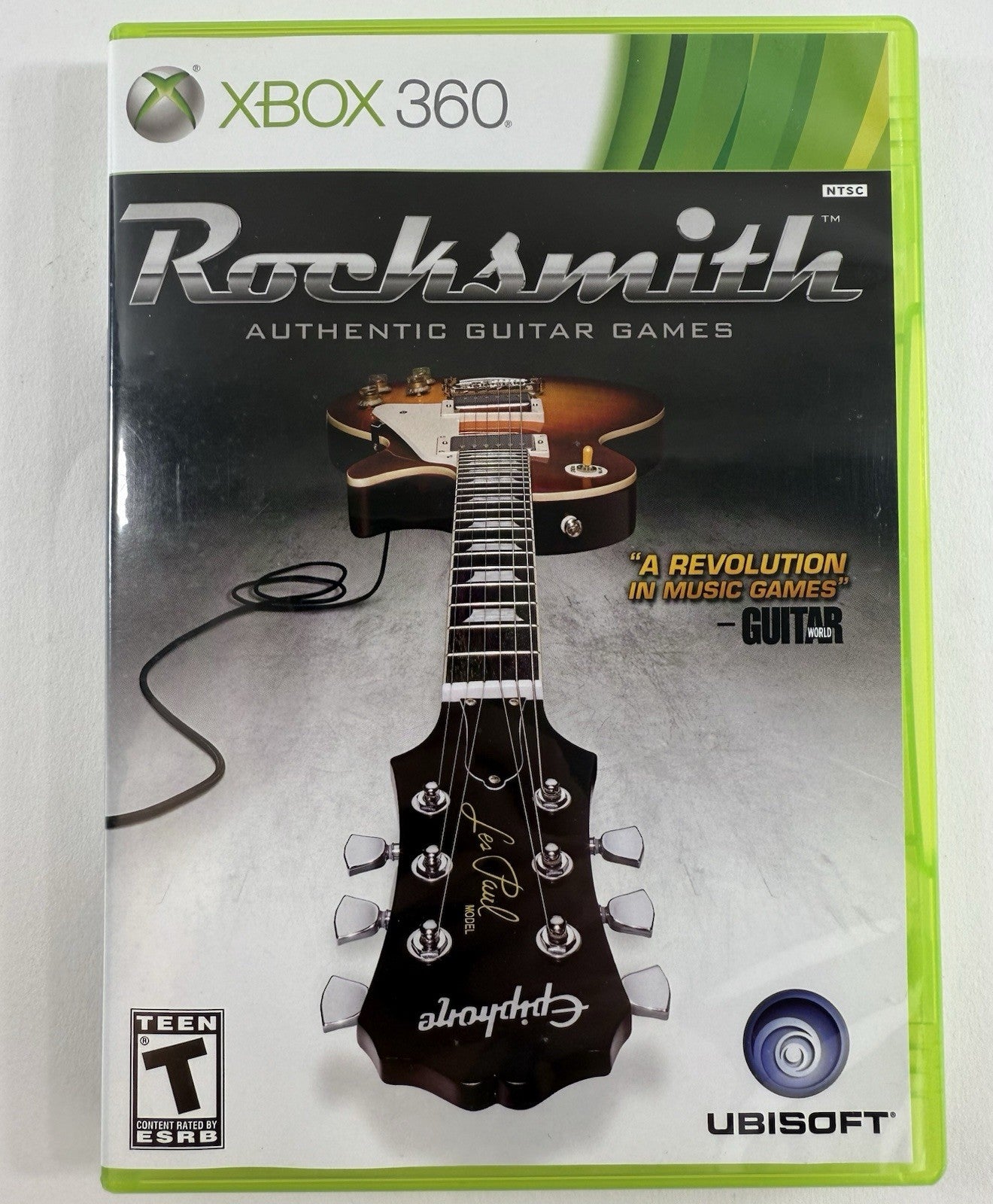 Rocksmith (Microsoft Xbox 360, 2011) Game Case Manual Insert - Tested