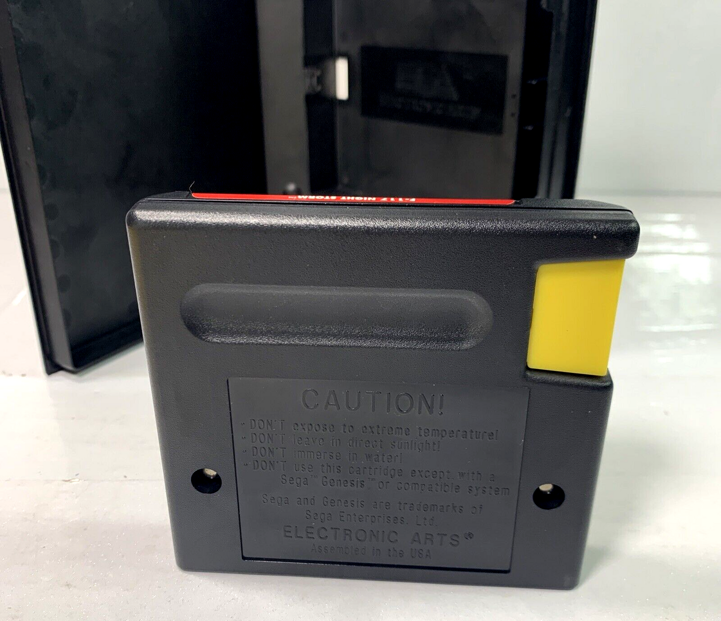 F-117 Night Storm (Sega Genesis, 1992) Game and Case - Tested and Working