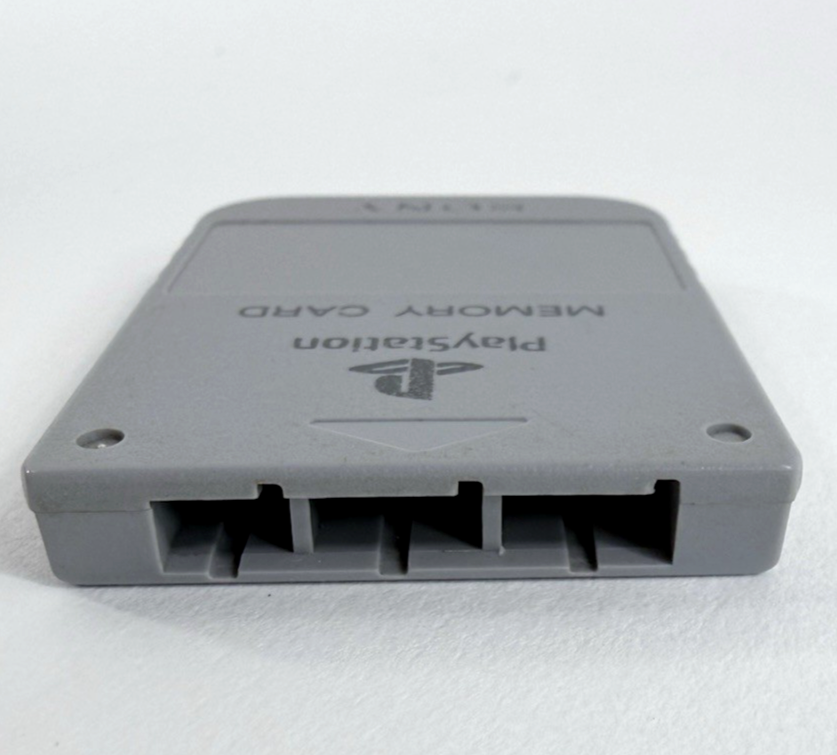 Sony PlayStation 1 SCPH-1020 Grey Memory Card - Tested and Working