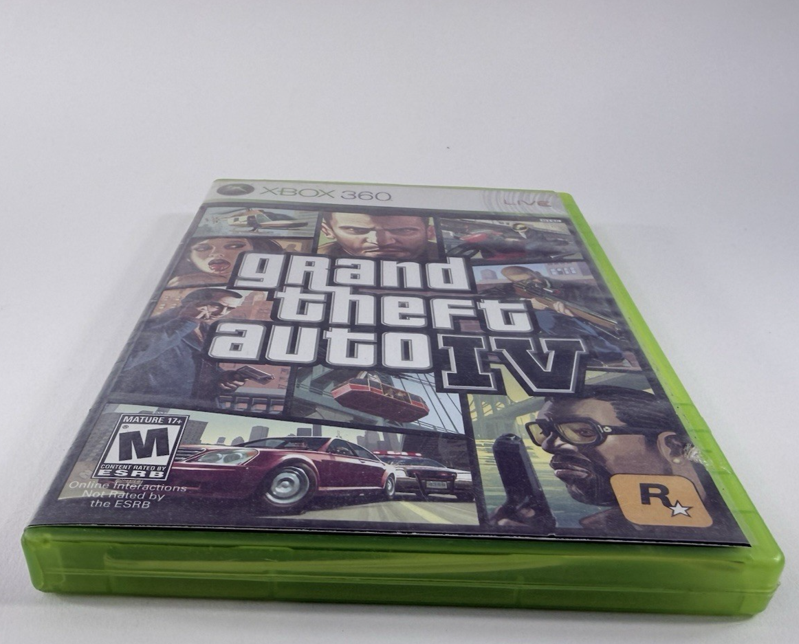 Grand Theft Auto IV (Xbox 360, 2008) Game Case Manual - Tested