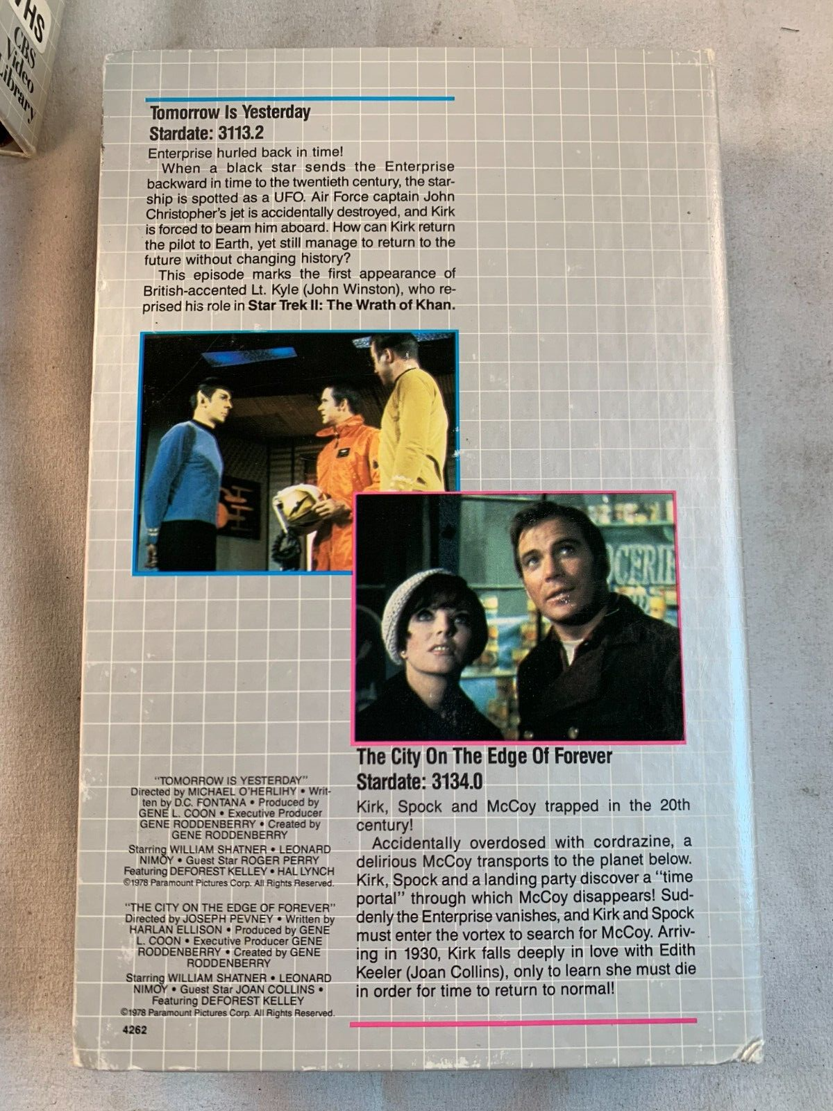 Star Trek The Collector's Edition VHS Lot of 4