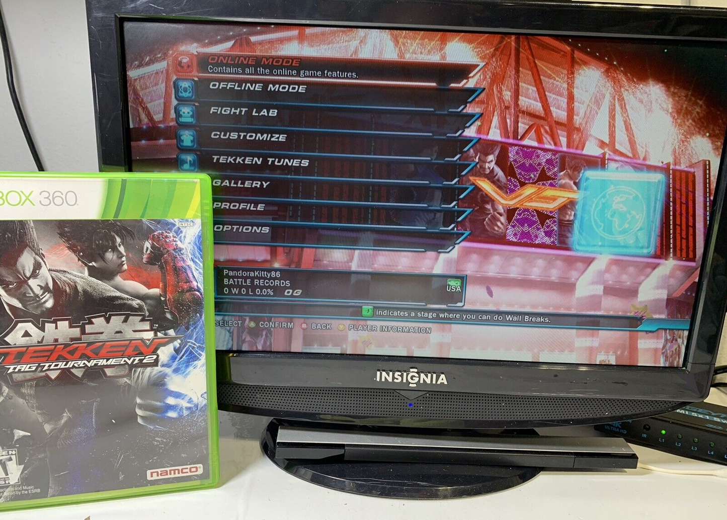 Tekken Tag Tournament 2 (Xbox 360, 2012) Game Case Manual Insert - Tested